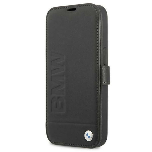 Etui BMW BMFLBKP13SSLLBK iPhone 13 mini 5,4" czarny/black book Signature_0