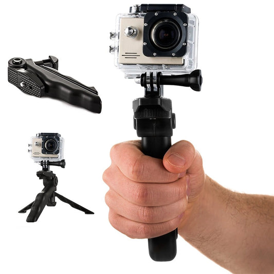 Mount with a mini tripod for GoPro SJCAM action cameras black_0