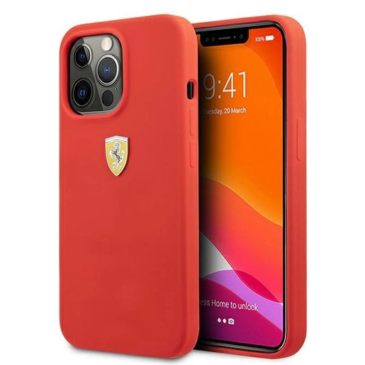 Ferrari FESSIHCP13XRE iPhone 13 Pro Max 6.7&quot; red/red hardcase Silicone_0