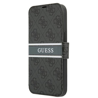 Guess GUBKP13S4GDGR iPhone 13 mini 5.4" grey/grey book 4G Stripe_0