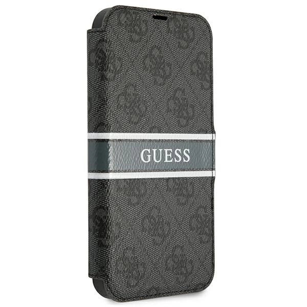 Guess GUBKP13S4GDGR iPhone 13 mini 5.4" grey/grey book 4G Stripe_2