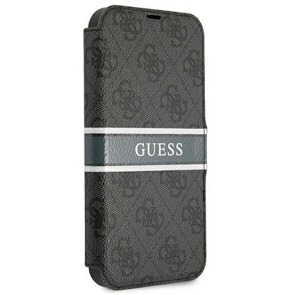 Guess GUBKP13S4GDGR iPhone 13 mini 5.4" grey/grey book 4G Stripe_2