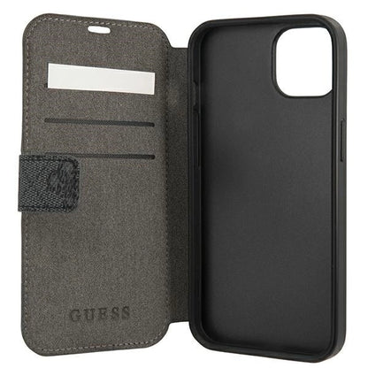 Guess GUBKP13S4GDGR iPhone 13 mini 5.4" grey/grey book 4G Stripe_4