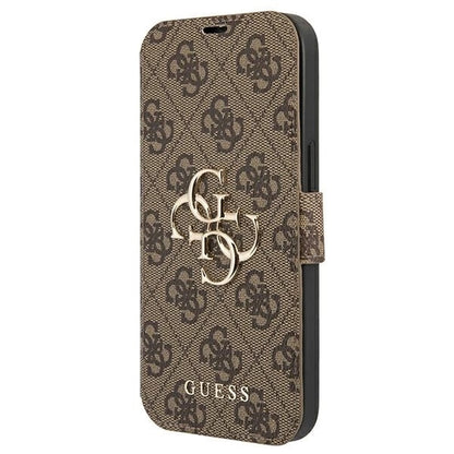 Guess GUBKP13X4GMGBR iPhone 13 Pro Max 6.7" brown/brown book 4G Big Metal Logo_0