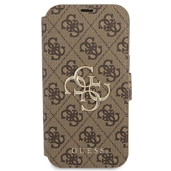 Guess GUBKP13X4GMGBR iPhone 13 Pro Max 6.7" brown/brown book 4G Big Metal Logo_1