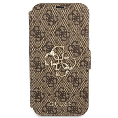 Guess GUBKP13X4GMGBR iPhone 13 Pro Max 6.7" brown/brown book 4G Big Metal Logo_1