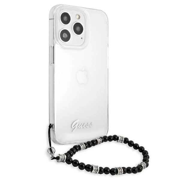 Guess GUHCP13LKPSBK iPhone 13 Pro / 13 6.1" Transparent hard case Black Pearl_3