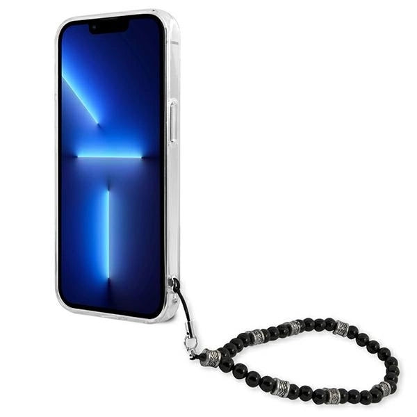 Guess GUHCP13LKPSBK iPhone 13 Pro / 13 6.1" Transparent hard case Black Pearl_4