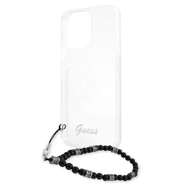 Guess GUHCP13LKPSBK iPhone 13 Pro / 13 6.1" Transparent hard case Black Pearl_5