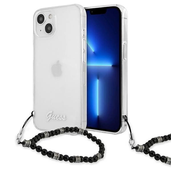 Guess GUHCP13MKPSBK iPhone 13 6.1" Transparent hardcase Black Pearl_0