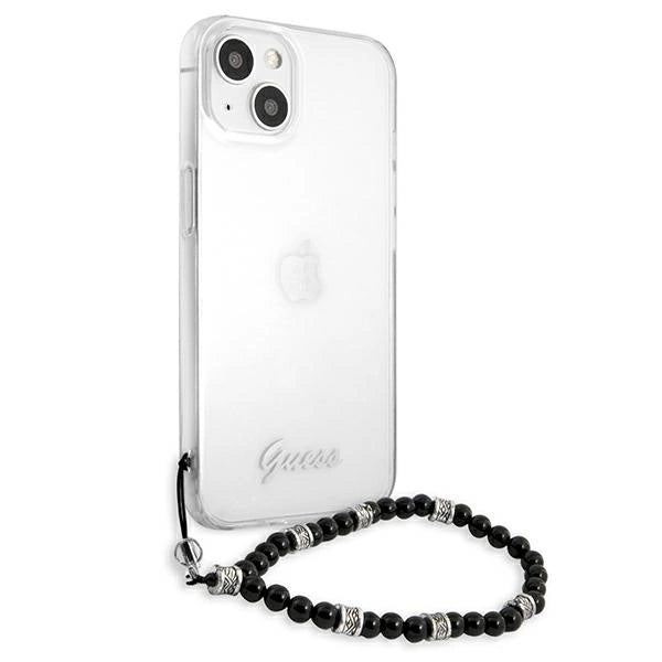 Guess GUHCP13MKPSBK iPhone 13 6.1" Transparent hardcase Black Pearl_3