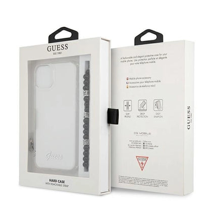 Guess GUHCP13MKPSBK iPhone 13 6.1" Transparent hardcase Black Pearl_7