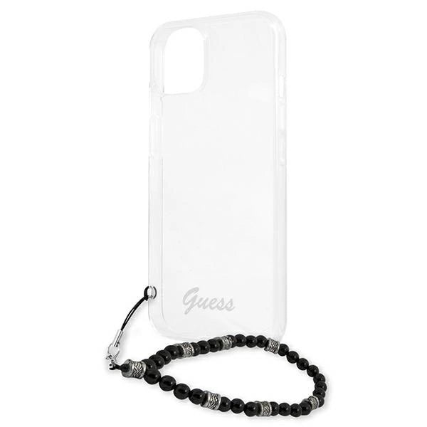 Guess GUHCP13SKPSBK iPhone 13 mini 5.4" Transparent hardcase Black Pearl_5