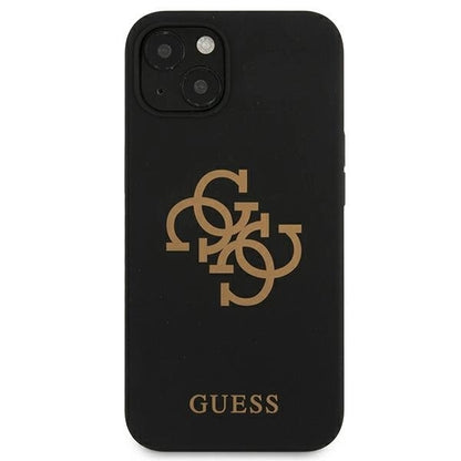 Guess GUHCP13SLS4GGBK iPhone 13 mini 5.4&quot; black/black hard case Silicone 4G Logo_2