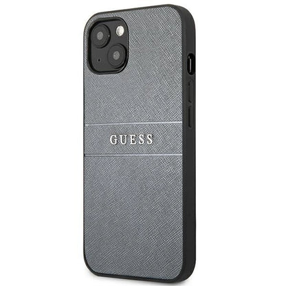 Guess GUHCP13SPSASBGR iPhone 13 mini 5.4" grey/grey Saffiano Strap_1