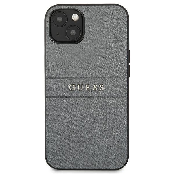 Guess GUHCP13SPSASBGR iPhone 13 mini 5.4" grey/grey Saffiano Strap_2
