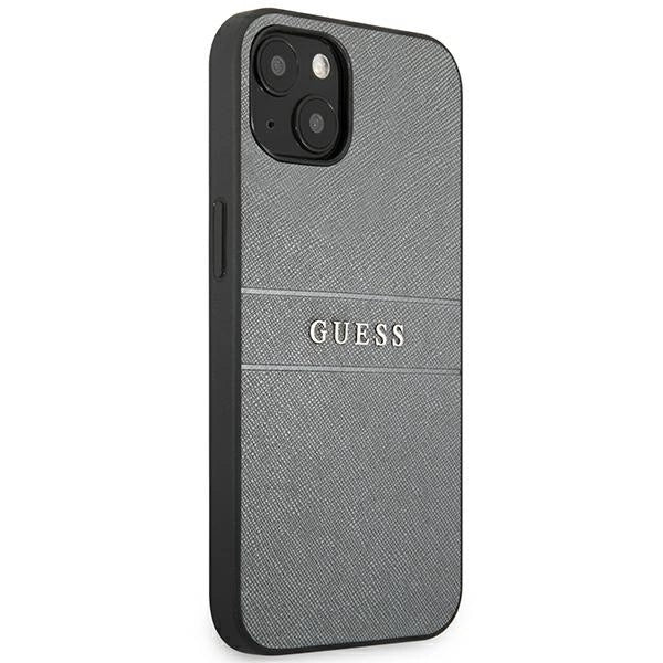 Guess GUHCP13SPSASBGR iPhone 13 mini 5.4" grey/grey Saffiano Strap_3
