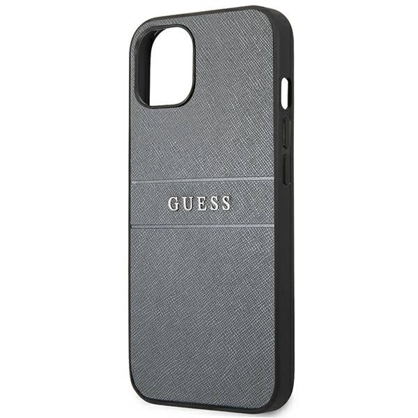 Guess GUHCP13SPSASBGR iPhone 13 mini 5.4" grey/grey Saffiano Strap_5