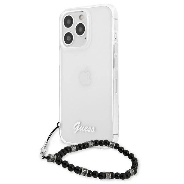 Guess GUHCP13XKPSBK iPhone 13 Pro Max 6.7" Transparent hardcase Black Pearl_1