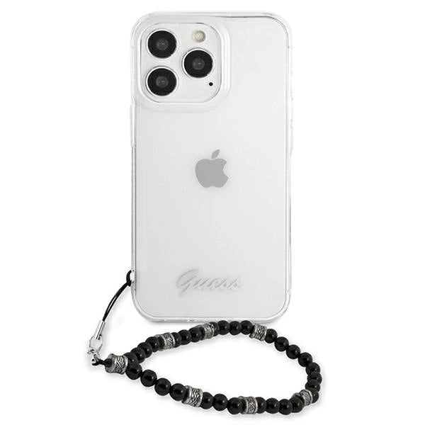Guess GUHCP13XKPSBK iPhone 13 Pro Max 6.7" Transparent hardcase Black Pearl_2