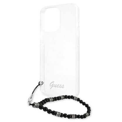 Guess GUHCP13XKPSBK iPhone 13 Pro Max 6.7" Transparent hardcase Black Pearl_5
