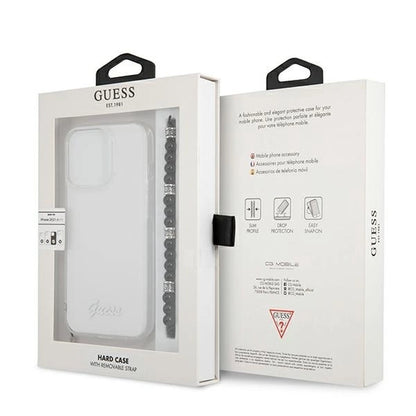 Guess GUHCP13XKPSBK iPhone 13 Pro Max 6.7" Transparent hardcase Black Pearl_7