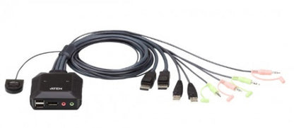 Aten CS22DP interruptor KVM Negro_0