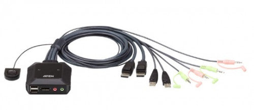Aten CS22DP interruptor KVM Negro_0