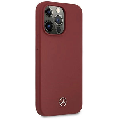 Mercedes MEHCP13LSILRE iPhone 13 Pro / 13 6,1" czerwony/red hardcase Silicone Line_3