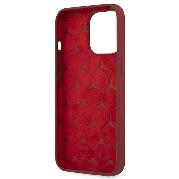 Mercedes MEHCP13LSILRE iPhone 13 Pro / 13 6,1" czerwony/red hardcase Silicone Line_6