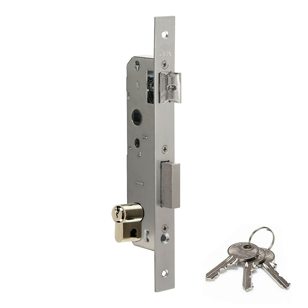 Fechadura metÃ¡lica new fori puxador+alavanca e=20 44661.20.0.01.12 cisa_0