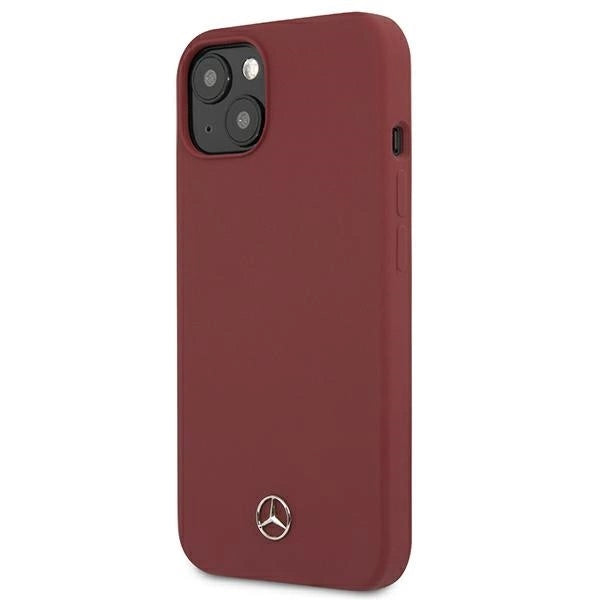 Mercedes MEHCP13MSILRE iPhone 13 6,1" czerwony/red hardcase Silicone Line_1
