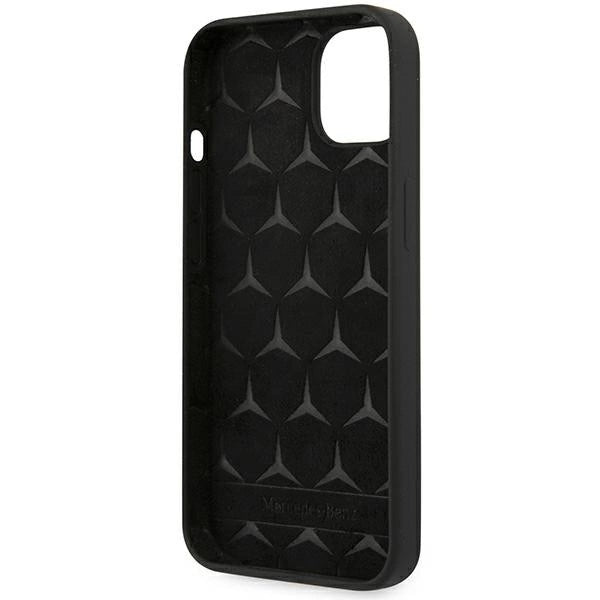 Mercedes MEHCP13SSILBK iPhone 13 mini 5,4" czarny/black hardcase Silicone Line_6