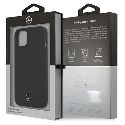 Mercedes MEHCP13SSILBK iPhone 13 mini 5,4" czarny/black hardcase Silicone Line_7