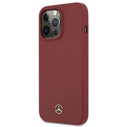 Mercedes MEHCP13XSILRE iPhone 13 Pro Max 6,7" czerwony/red hardcase Silicone Line_1