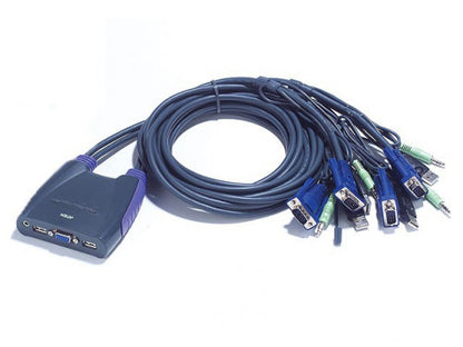 Aten CS64US interruptor KVM Azul_0