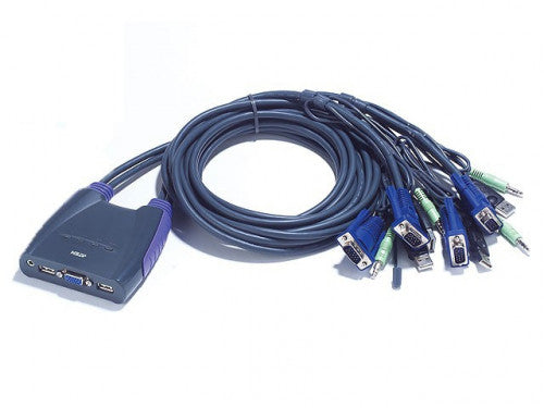 Aten CS64US interruptor KVM Azul_0