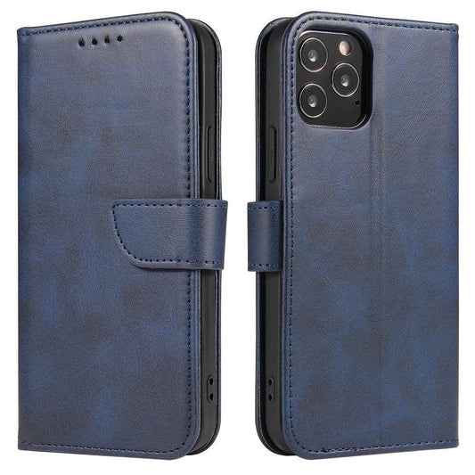 Magnet Case elegant case case cover with a flap and stand function Poco M4 Pro 5G blue_0