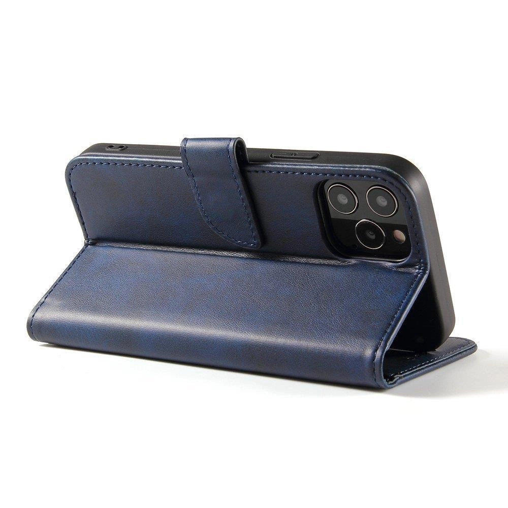 Magnet Case elegant case case cover with a flap and stand function Poco M4 Pro 5G blue_3