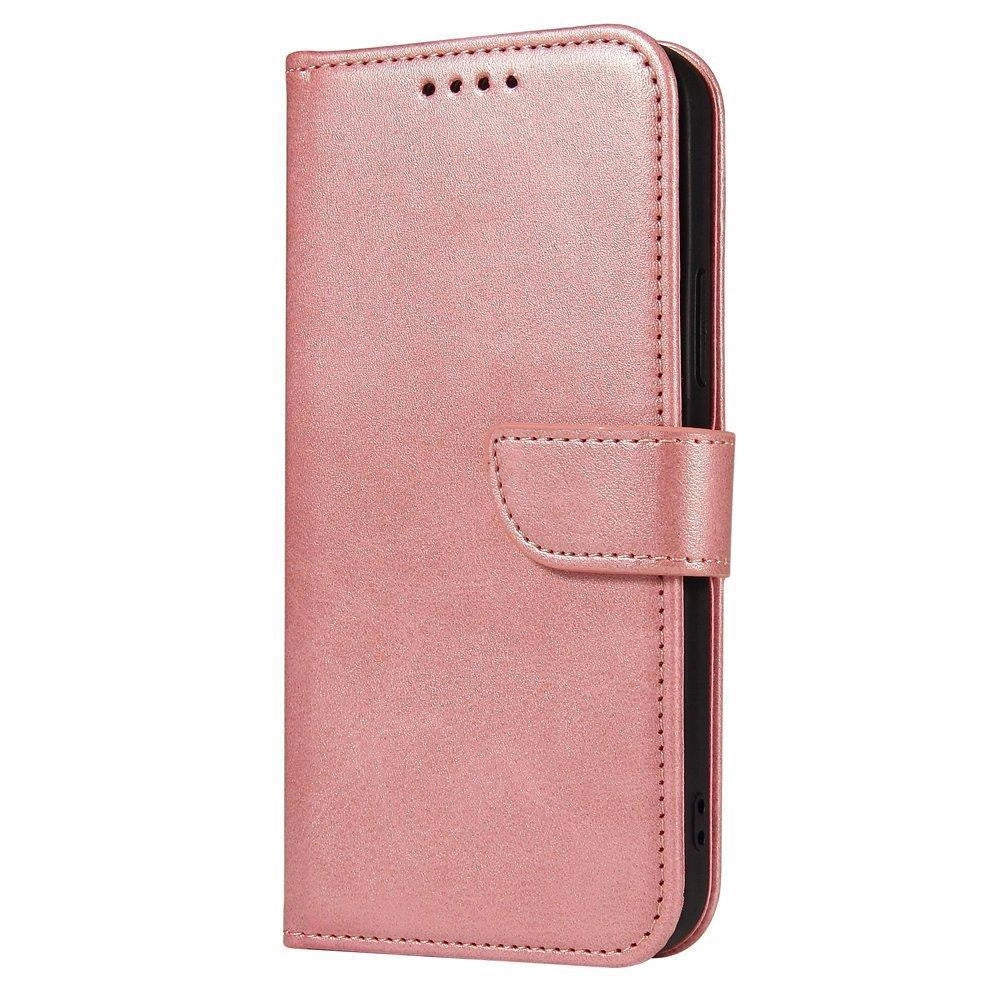 Magnet Case elegant case case cover with a flap and stand function Poco M4 Pro 5G pink_1