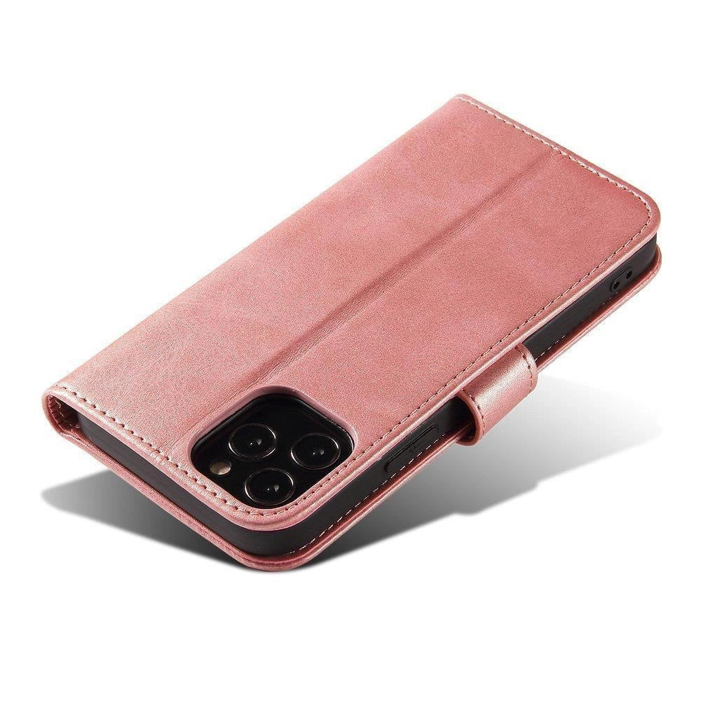 Magnet Case elegant case case cover with a flap and stand function Poco M4 Pro 5G pink_4