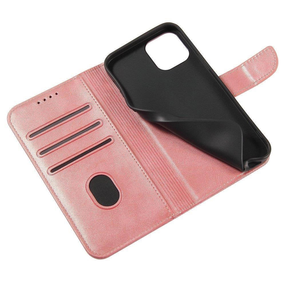 Magnet Case elegant case case cover with a flap and stand function Poco M4 Pro 5G pink_6