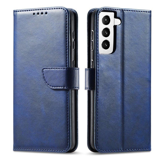 Magnet Case Elegant Case Cover Flip Cover Samsung Galaxy S22 + (S22 Plus) Blue_0