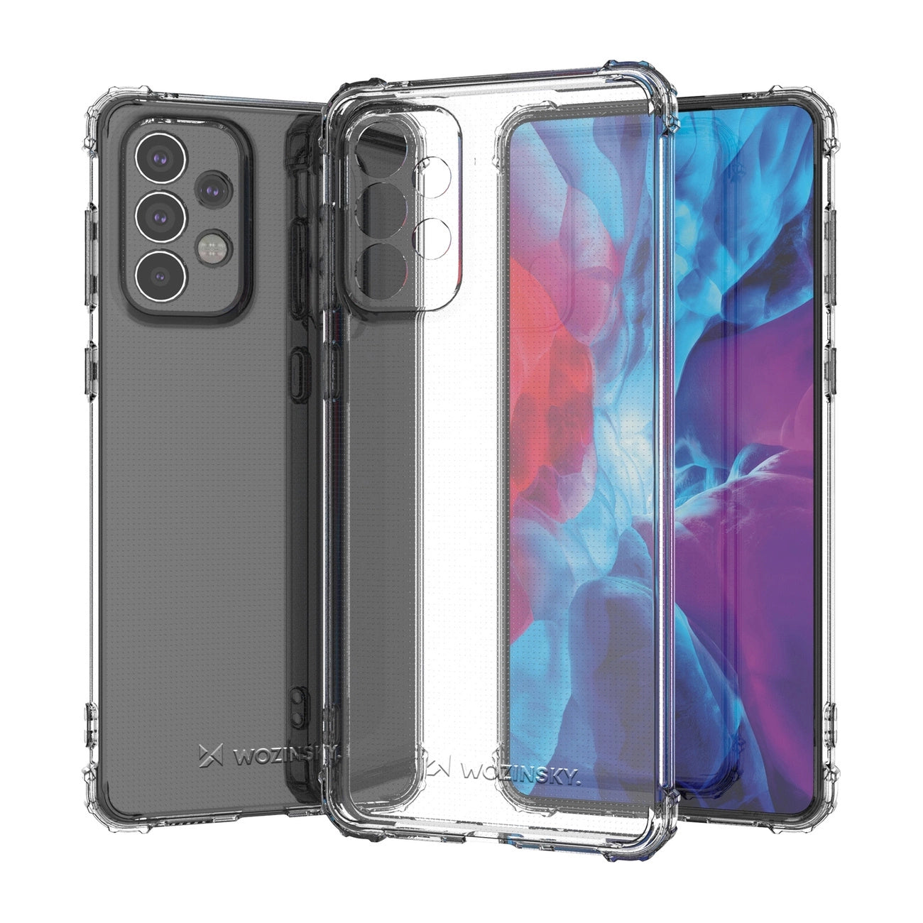 Wozinsky Anti Shock Armored Case for Samsung Galaxy A73 transparent_1