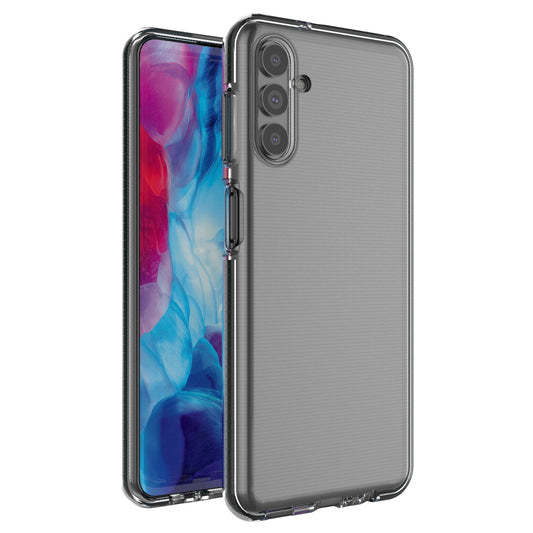Spring Case cover gel cover with colored frame for Samsung Galaxy A13 5G black_0