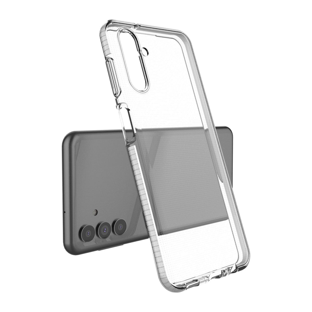 Spring Case cover gel cover with colored frame for Samsung Galaxy A13 5G black_2