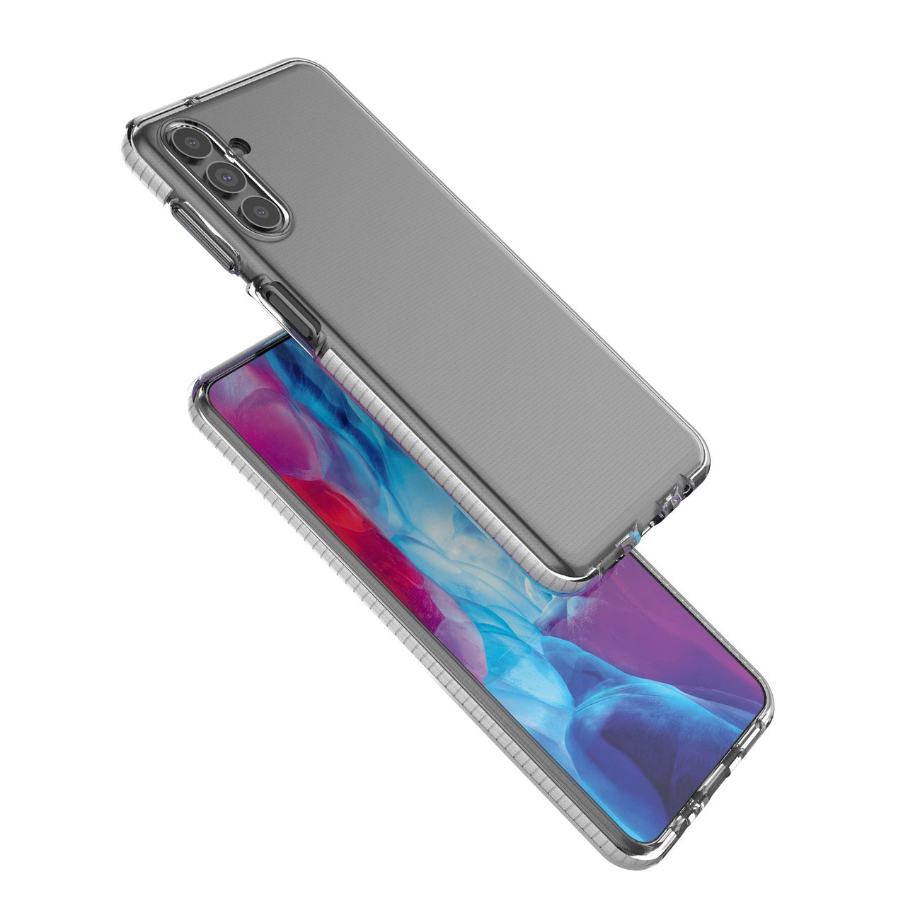 Spring Case cover gel cover with colored frame for Samsung Galaxy A13 5G black_3