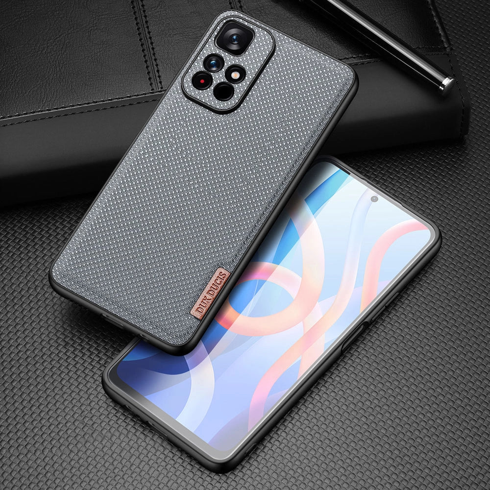 Dux Ducis Fino case cover covered with nylon material Poco M4 Pro 5G blue_1