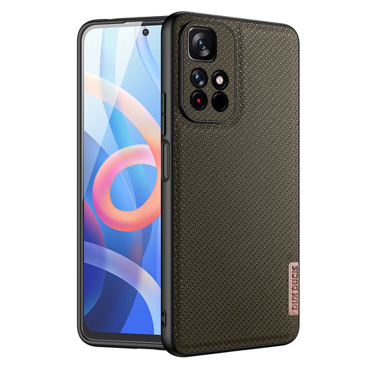 Dux Ducis Fino case cover covered with nylon material Poco M4 Pro 5G green_0