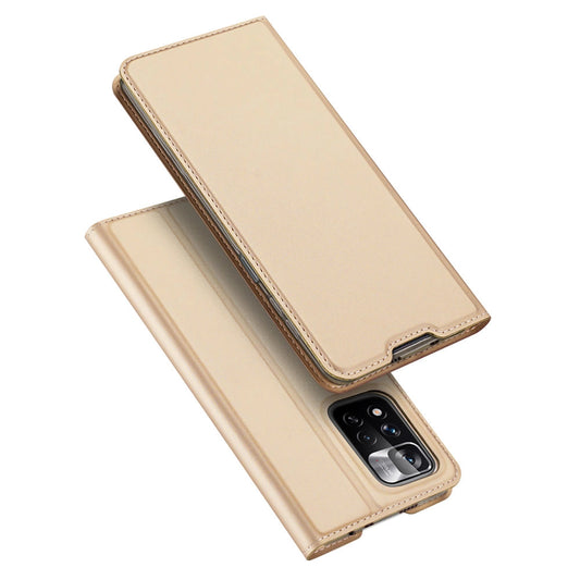 Dux Ducis Skin Pro Holster Case Cover Flip Poco M4 Pro 5G gold_0